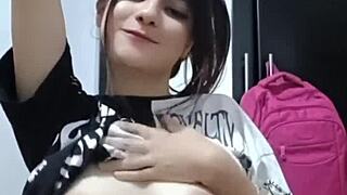 My hired masseuse ends up taking me in real homemade action