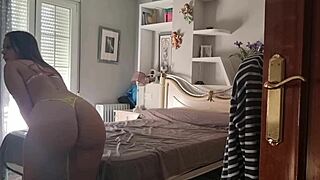 Hey Ana, back to make you hard with those big Colombian tits?