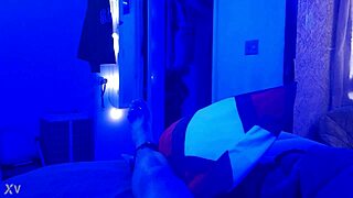 Blacklight Fetish with Feet, Toes, and Footjob