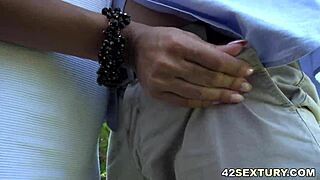 Veronica Leal's Latina Asshole Stretched Out In Outdoor Anal Sex