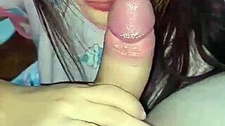 My hired masseuse ends up taking me in real homemade action