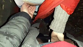 Autumn Sex in a Hut Turns Wild with Lesbian Illusion Girls!