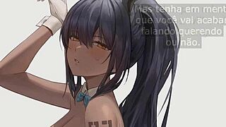 karin e asuna procuram pela coelha branca - blue archive joi em português