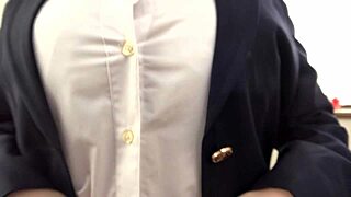 What Secrets Hide Behind Japanese Mommy's Big Nipples in Bed?