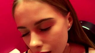 Horny teen fucked in public toilet, harder babe