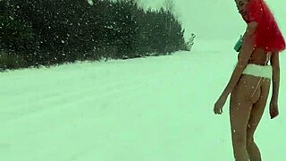 Small Waist Teen With Piercing And Hairless Pussy Reaches Orgasm While Cooling Down With Exhibitionist Legs And Tits