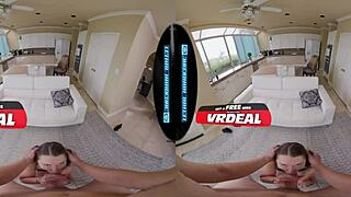 Curvy Redhead Babysitter Chloe Marie Seduces with Doggystyle