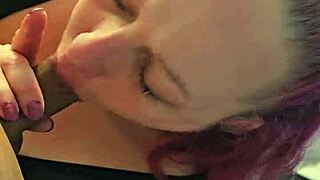 such a good little 18+ cock sucker in this milf scene