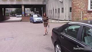 Lesbo Alert with Sensual Kaz B in Socks Squirting Wet Pussy