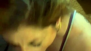 Sexy Milf Wife Sucks Hard Cock Until Massive Cumshot