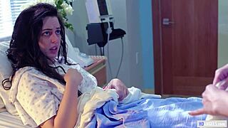 Strange Hospital Hosts Lesbian Nurses Whitney Wright, Casey Calvert, Ryan Keely, Sarah Vandella Licking Pussy.