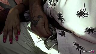 Hey, watch this Latina bitch get raw fucked by a stranger in a car!