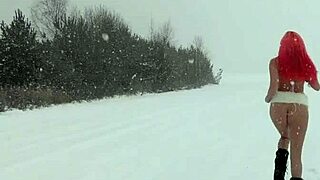 Small Waist Teen With Piercing And Hairless Pussy Reaches Orgasm While Cooling Down With Exhibitionist Legs And Tits