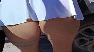 Puta Mexicana Enseña El Culo En Público Y Se Lo Manosean A Placer