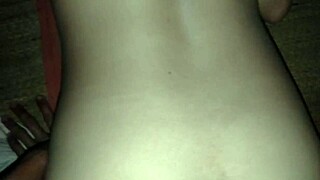 Pretty Shaved Amateur's Tight Wet Pussy And Big Ass Get Creampied In Intense One-On-One Fucking.