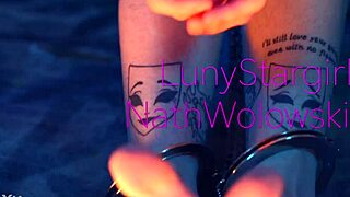 Bratty girl trains in footjob worship