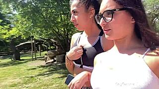 Two Italian TikTokers Act Wild in Park