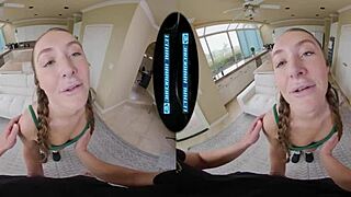 Curvy Redhead Babysitter Chloe Marie Seduces with Doggystyle