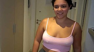 colombian big booty babe gets drilled after trainin’ hard