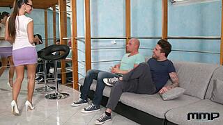 Hardcore Pornstar Blowjob Leads to Intense Cumshot Action!