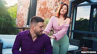 caught cheating with business partner in bathroom, face fucking and cum facial