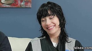 Naughty cutie dragged to butthole asylum for brutal anal therapy session