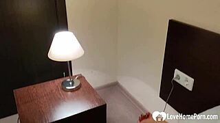 Milf in red stockings rides my meat 😏