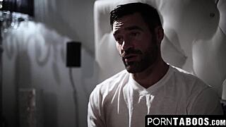 I watch the older man savagely pound the innocent girl's tight pussy bareback