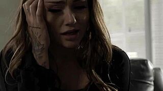 Busty teen babysitter’s big ass slapped, fucking intense