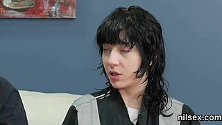 Naughty cutie dragged to butthole asylum for brutal anal therapy session