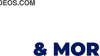 19 year old teen gives interracial handjob on monster cock!