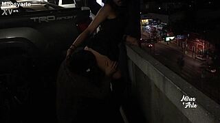 Yo, Miroslava gets her pussy licked by a stranger in public parking! 😜