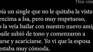 isa flashing with single friend, what a sexy housewife