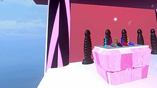 Hey, wanna watch me play with dildos and vibrators in VR?