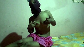 I caught my best friend resting on my bed, curvy with big natural tits in a homemade first time.