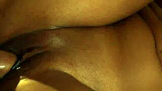 This hot brunette is getting passionately fucked at the massage parlor.