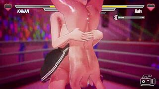 i'm in a lesbain battle with her pussy and stuff