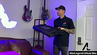 Did Alex Legend creampie Madison Morgan after she rode his big cock?