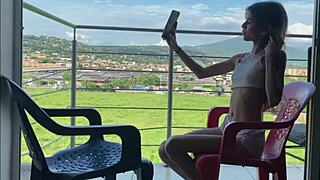 Latina stepsister horny for big cock massage