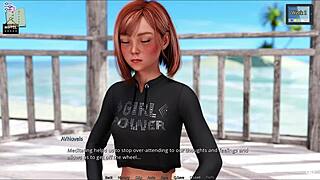 Sunshine Love Plays Game