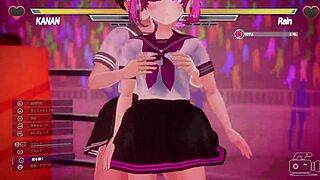 i'm in a lesbain battle with her pussy and stuff