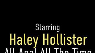 Haley Hollister Rides Hard for Anal Creampie