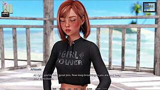 Sunshine Love Plays Game