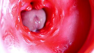 Duży czerwony kutas wsuwa się głęboko w soczystą mokrą dziurkę POV