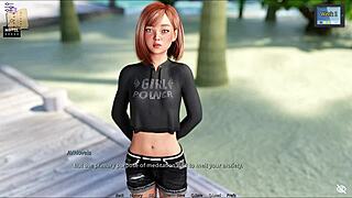 Sunshine Love Plays Game