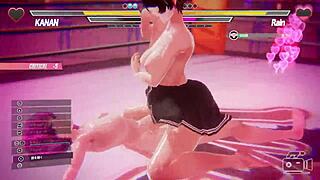 i'm in a lesbain battle with her pussy and stuff