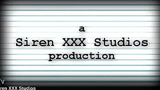 In this hotel reality scene, the wife turns into a slut for a big tits gangbang with double banging action.