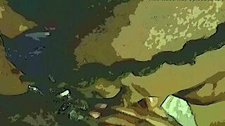 Ebony Amateurs Tag Team with Dildo and Tongue