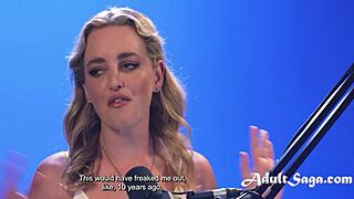 Australian blonde babe Charlie Forde in sexy solo sensation, showing off her charms