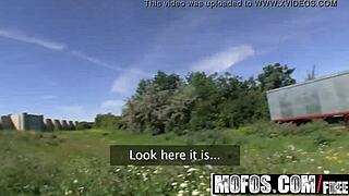 Intense Public Gym Pickup with Isabella Christyn